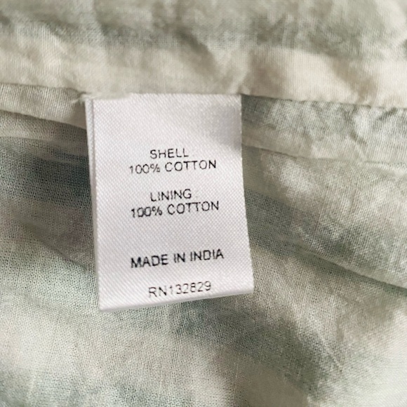 LOVERS + FRIENDS Cotton Simon Romper in an Emerald Green & White Striped Size S - Picture 10 of 10